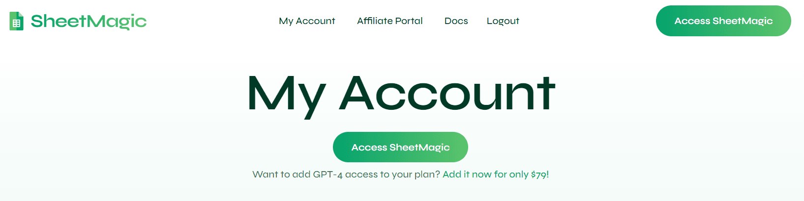 L'extension SheetMagic
