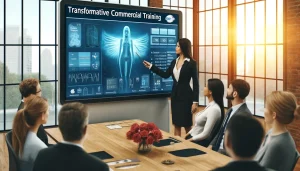 Une commerciale qui éduque ses clients