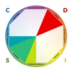 Exemple de combinaison des styles DISC au sein d'une équipe commerciale B2B