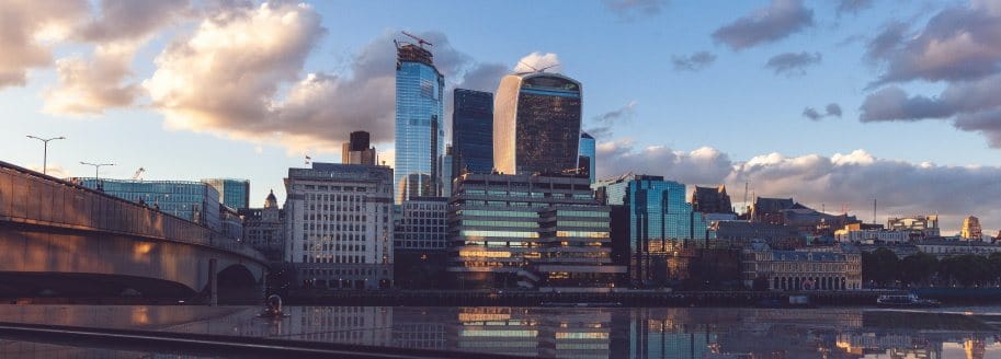 Le quartier d'affaires de Londres