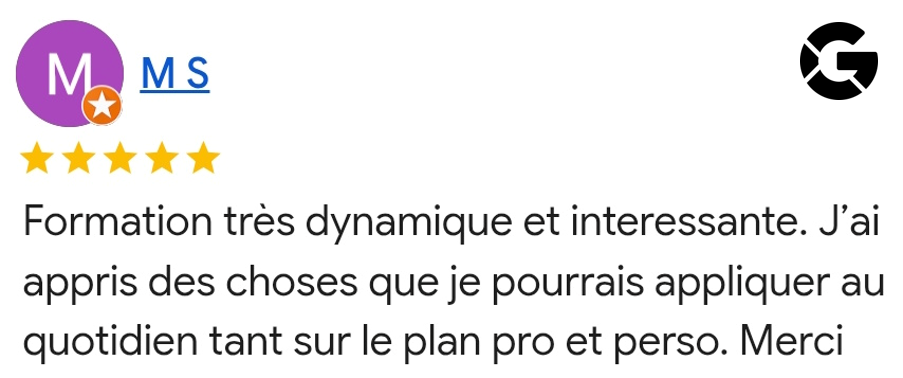 Avis témoignage client 240